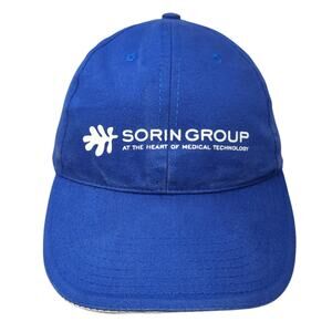 Sorin Group Strapback Baseball Cap Blue One Size Adjustable Embroidered Vitronic